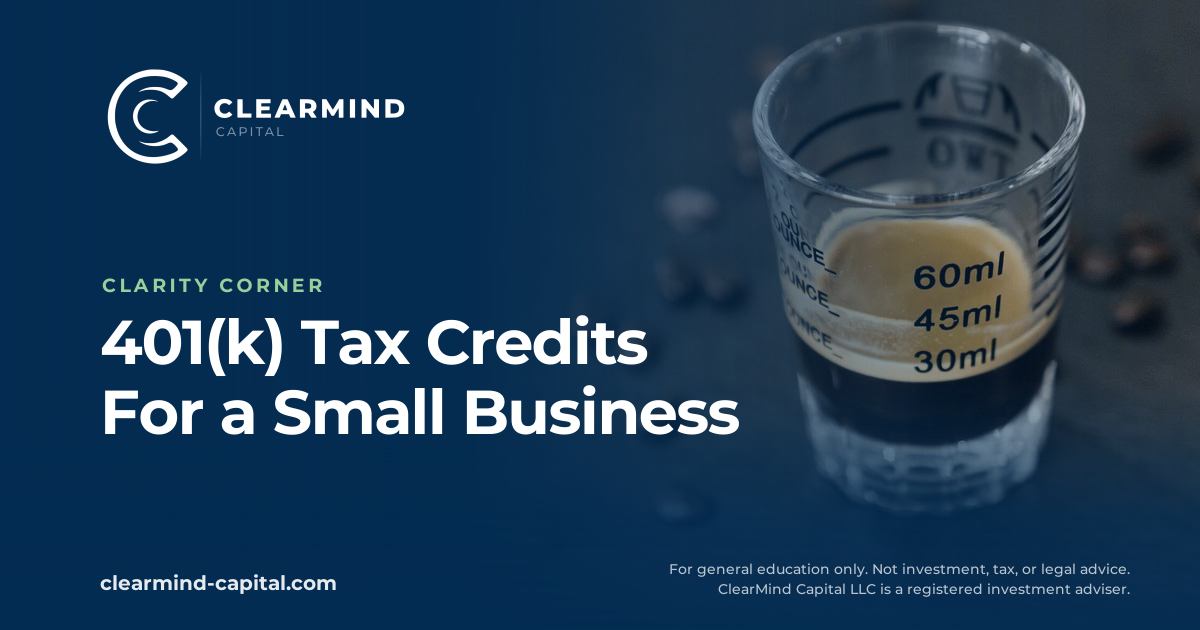 401(k) Tax Credits for a Small Business, and What They're Worth