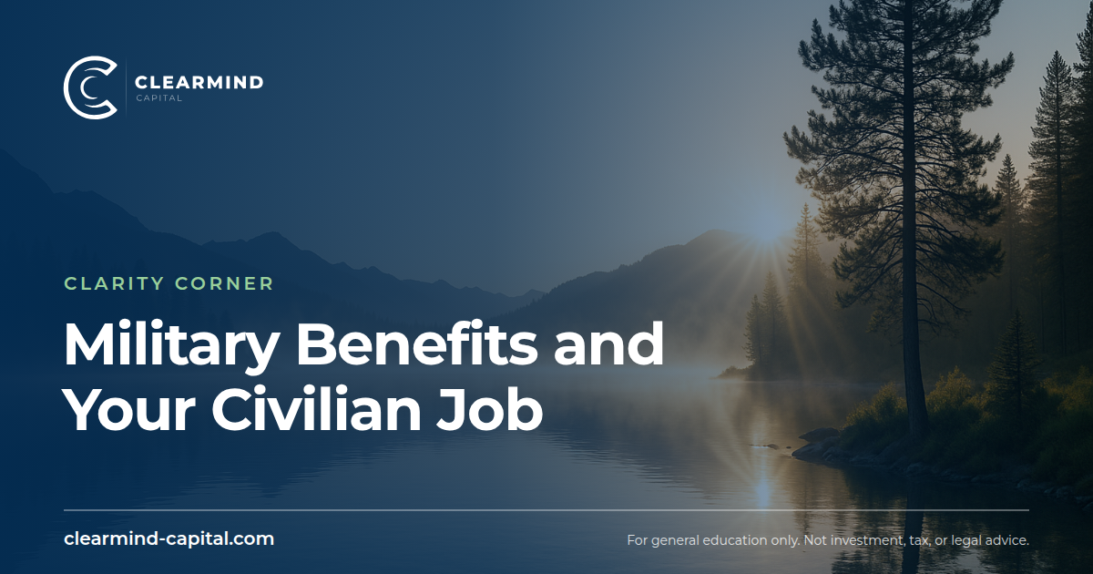 How Military Retirement Benefits Work With a Civilian Job and a 401(k)